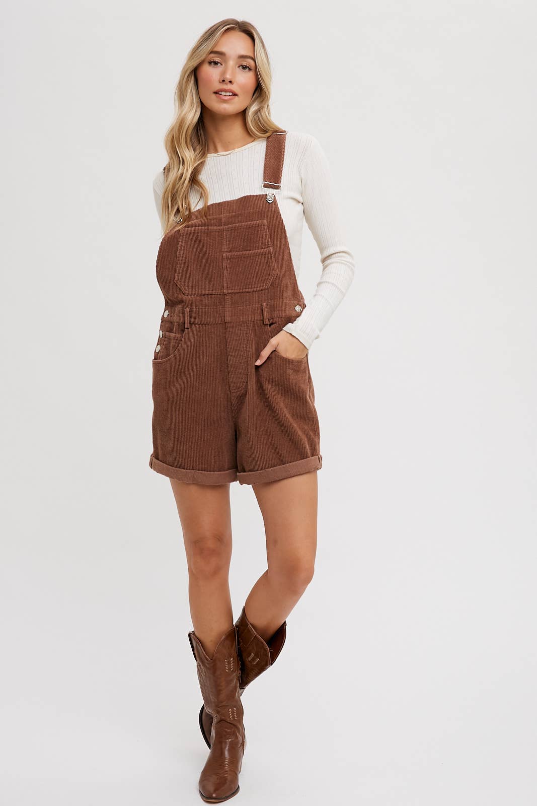 CORDUROY OVERALLS