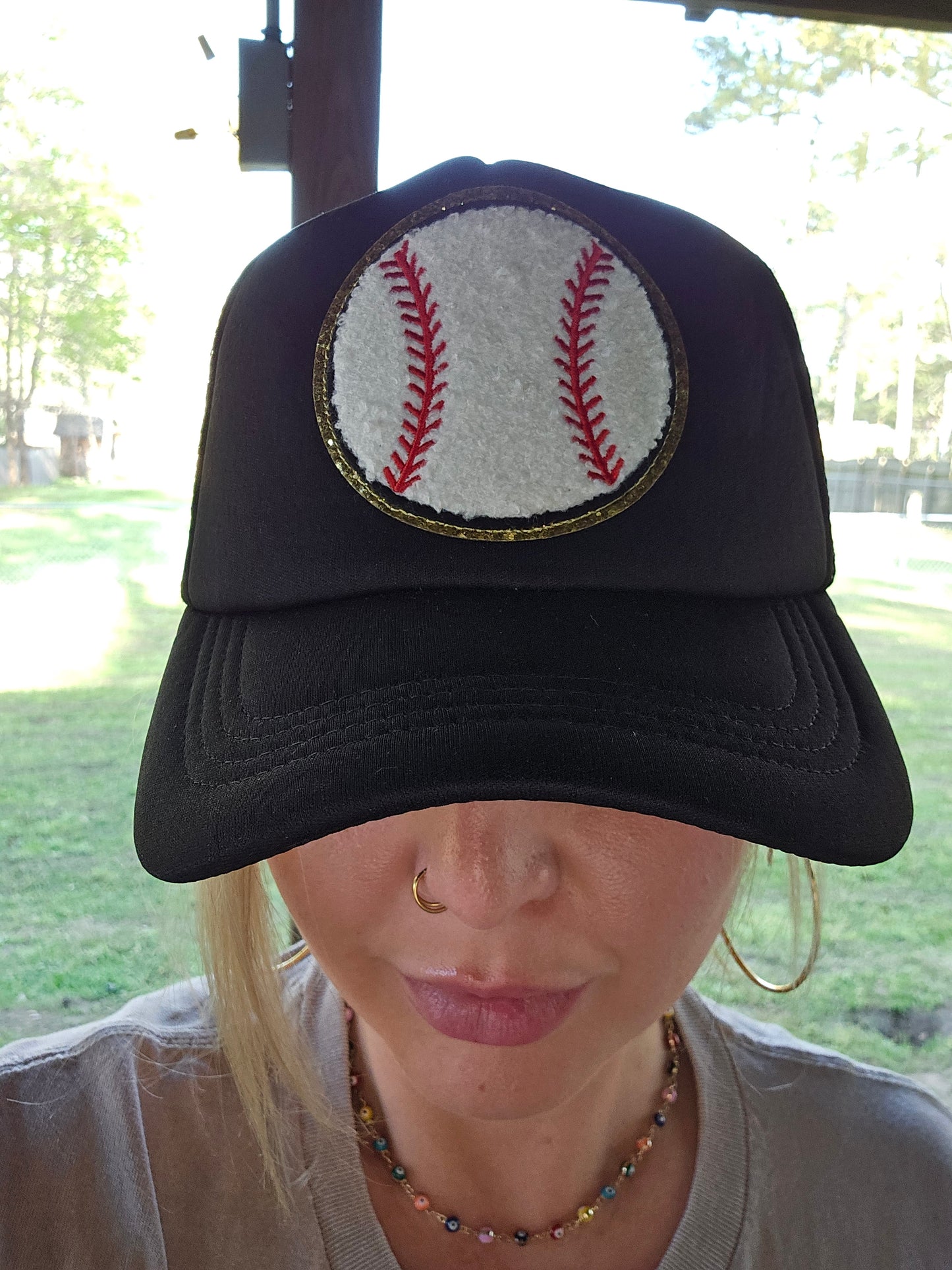 Baseball Ideal Chenille Trucker Hat