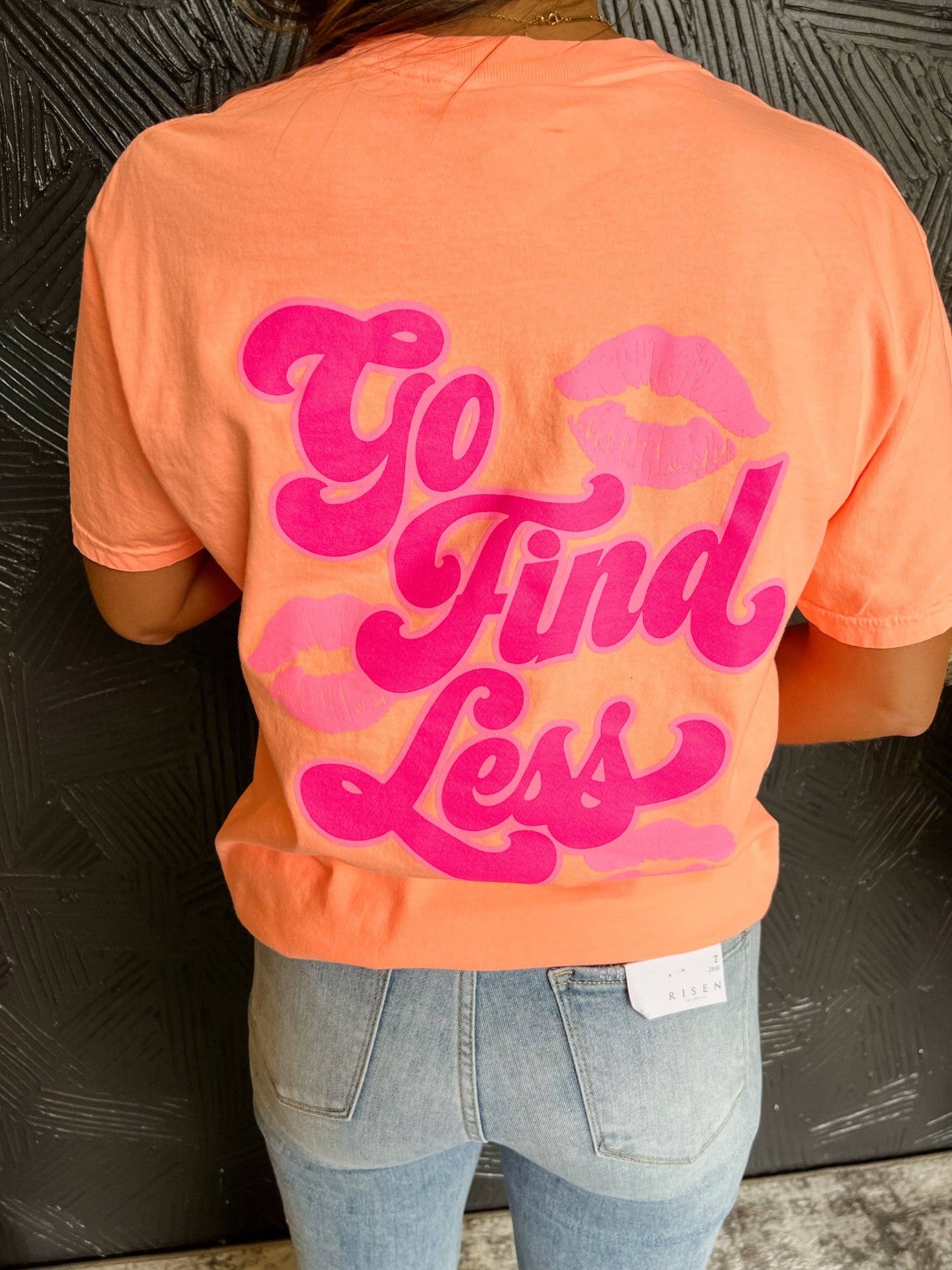 Go Find Less Neon Tee