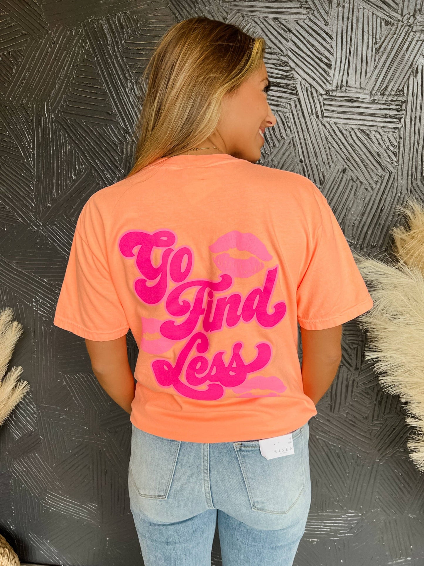 Go Find Less Neon Tee