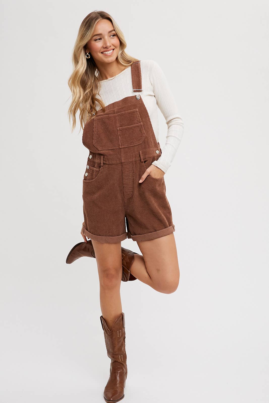 CORDUROY OVERALLS