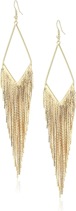 18K Gold Fringe Earrings