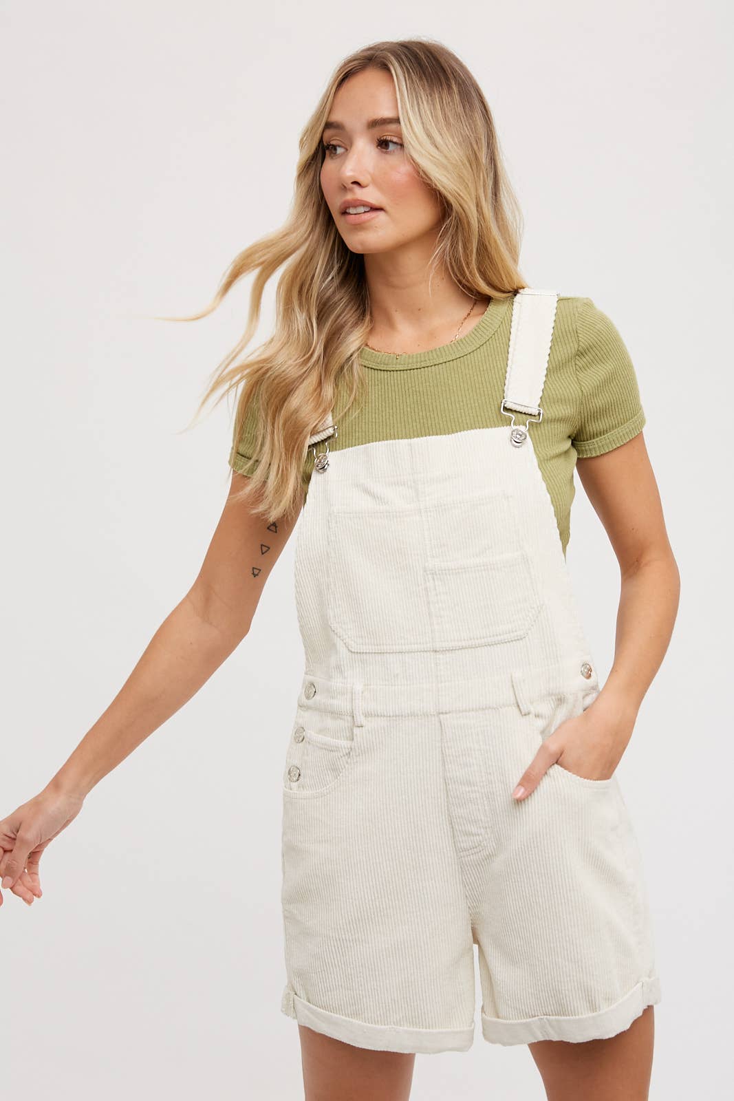 CORDUROY OVERALLS