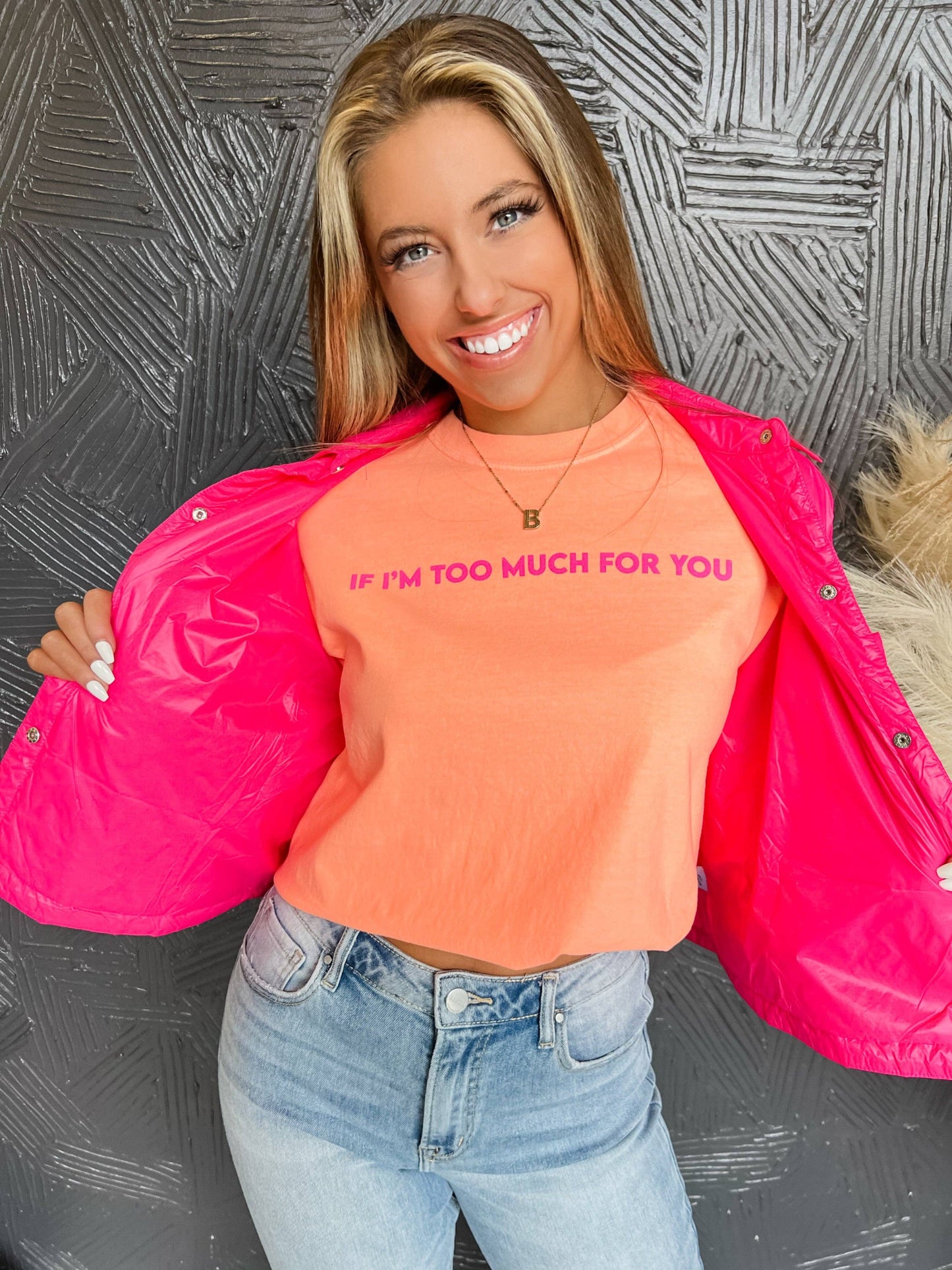 Go Find Less Neon Tee