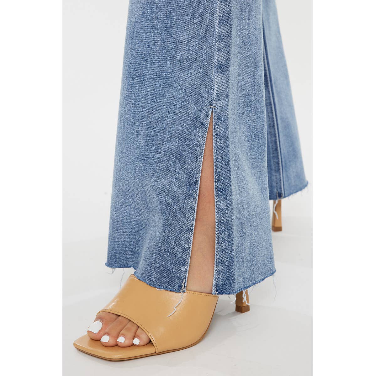 KanCan Side Slit Flare Jeans