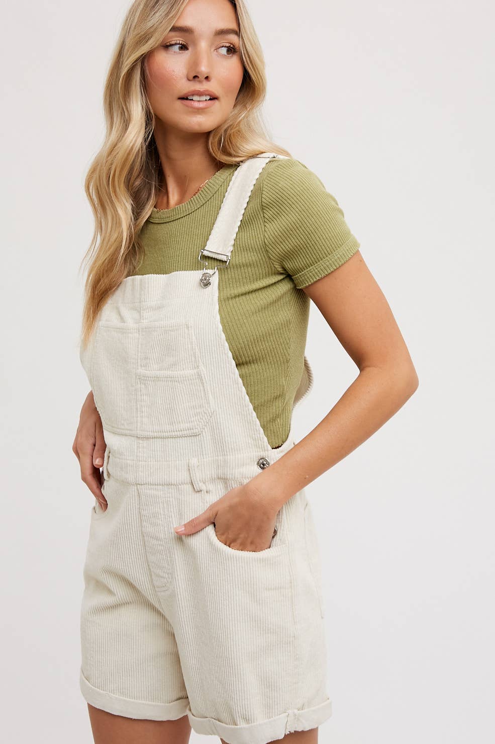 CORDUROY OVERALLS